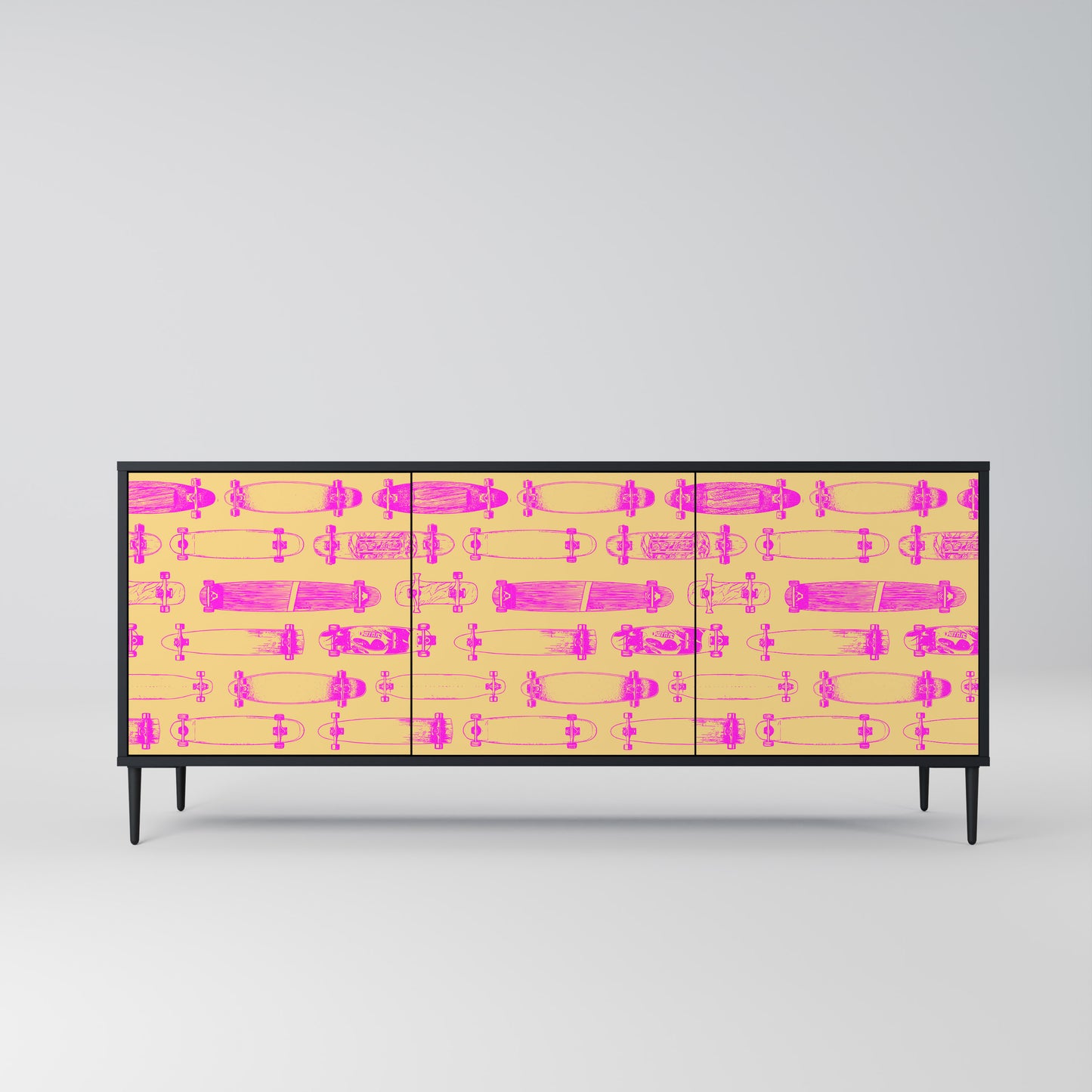SKATEBOARD ARTISTRY 3-türiges Sideboard