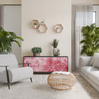 SWEET TROPICS 3-Door Sideboard in Black Finish