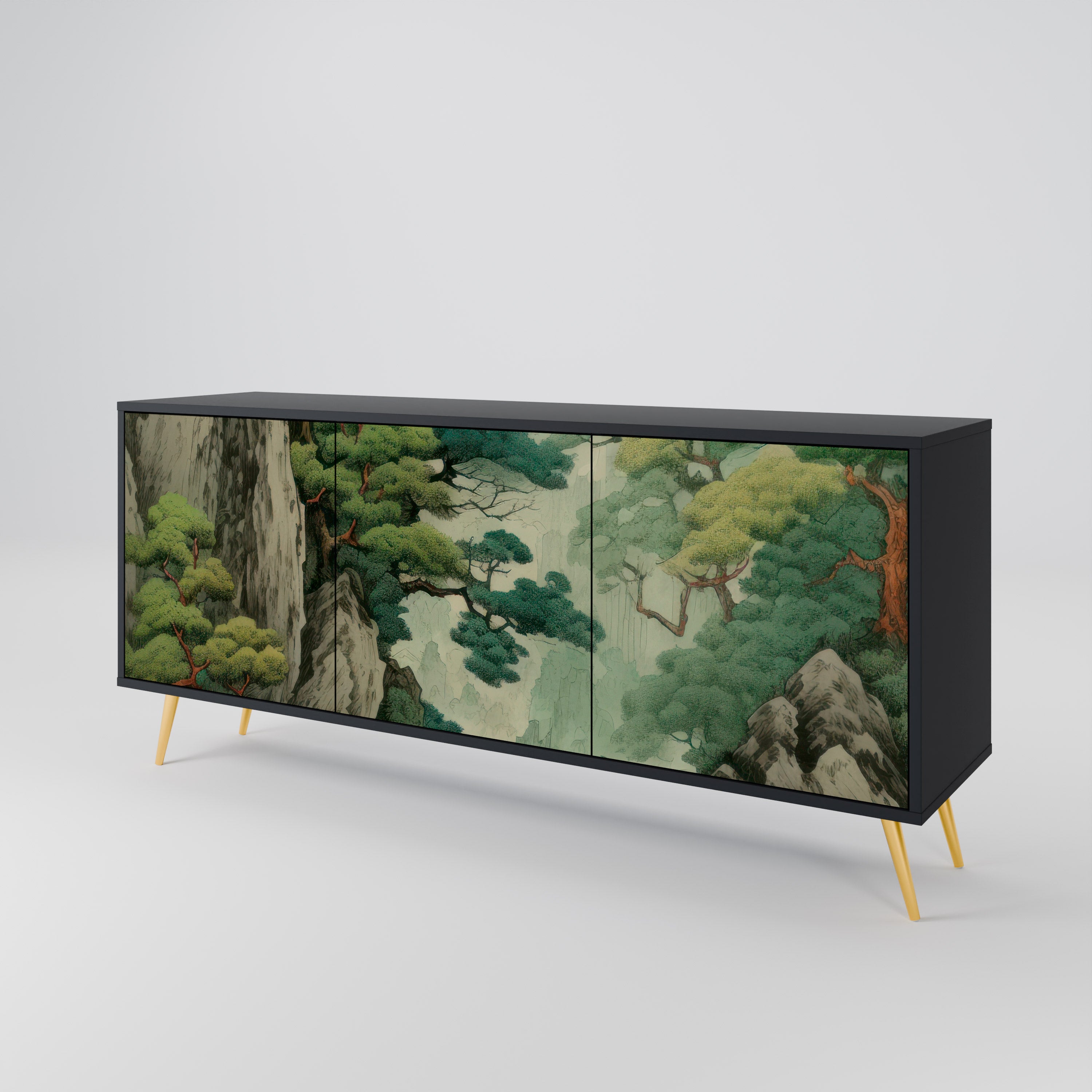 VERDURE ABYSS 3-Door Sideboard