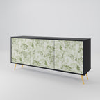 FENNEL BALDACHIN 3-Door Sideboard in Black Finish