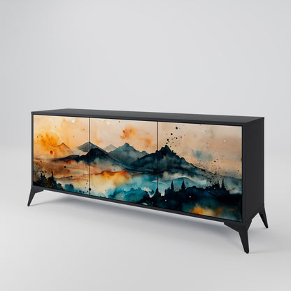 OMINOUS MOUNTAINS 3-türiges Sideboard