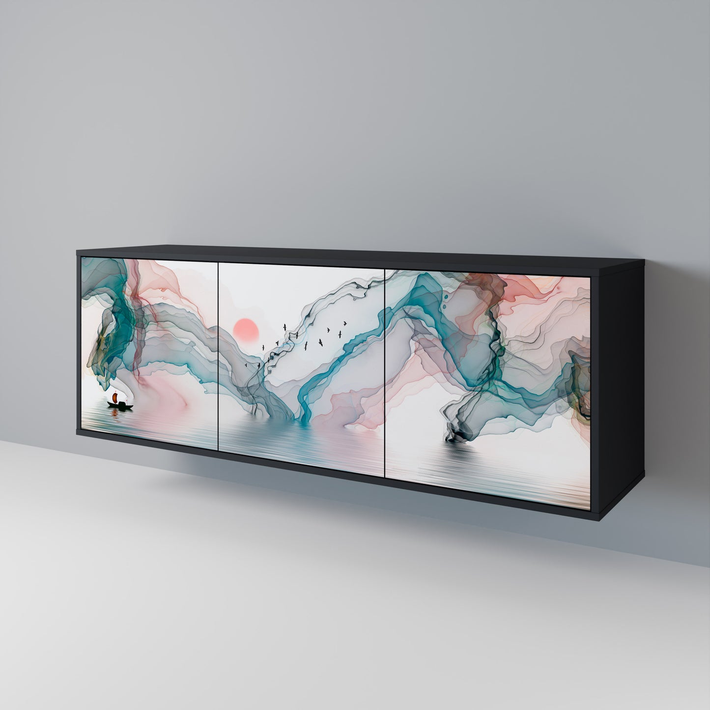 VELVET CROSSING 3-türiges Sideboard