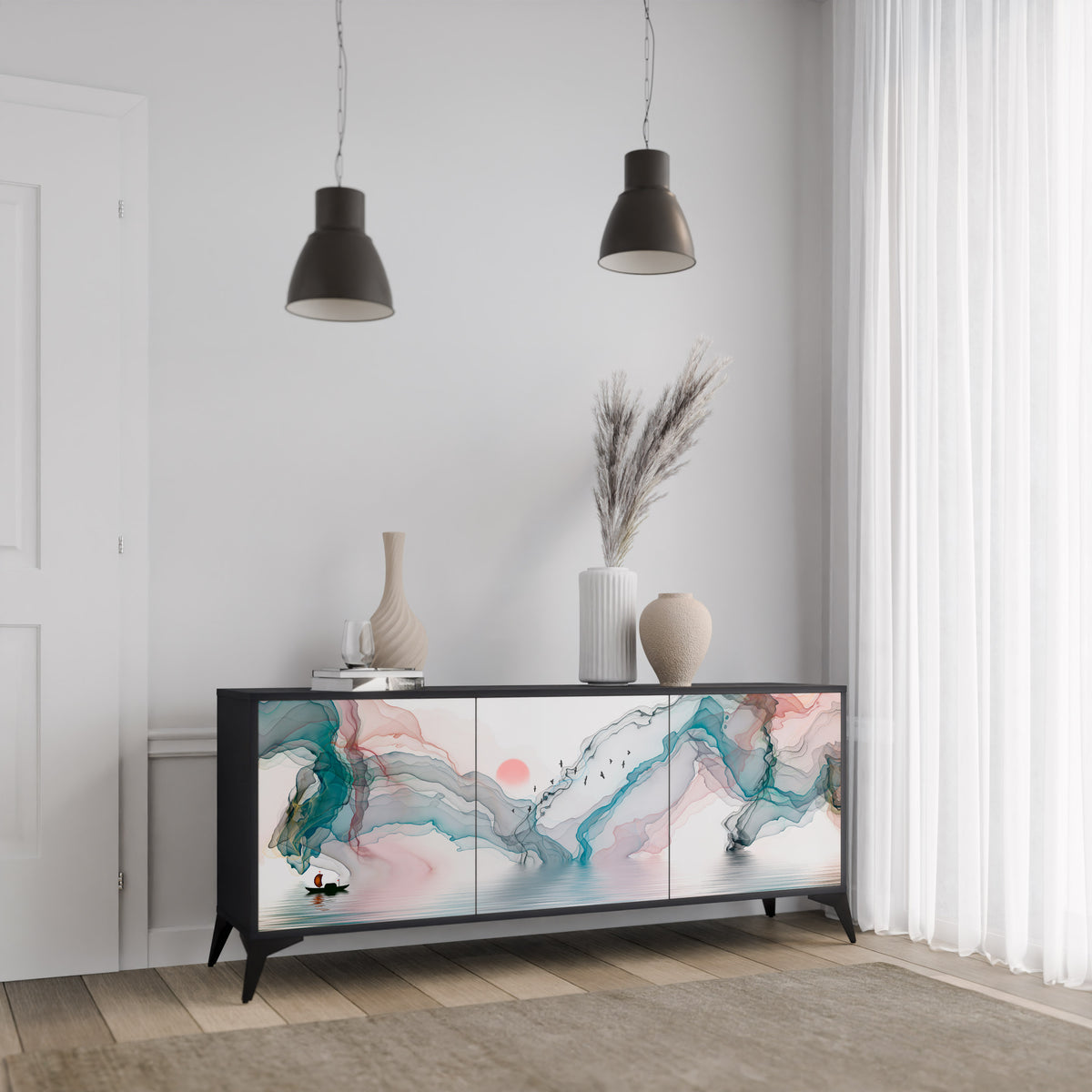 VELVET CROSSING 3-türiges Sideboard