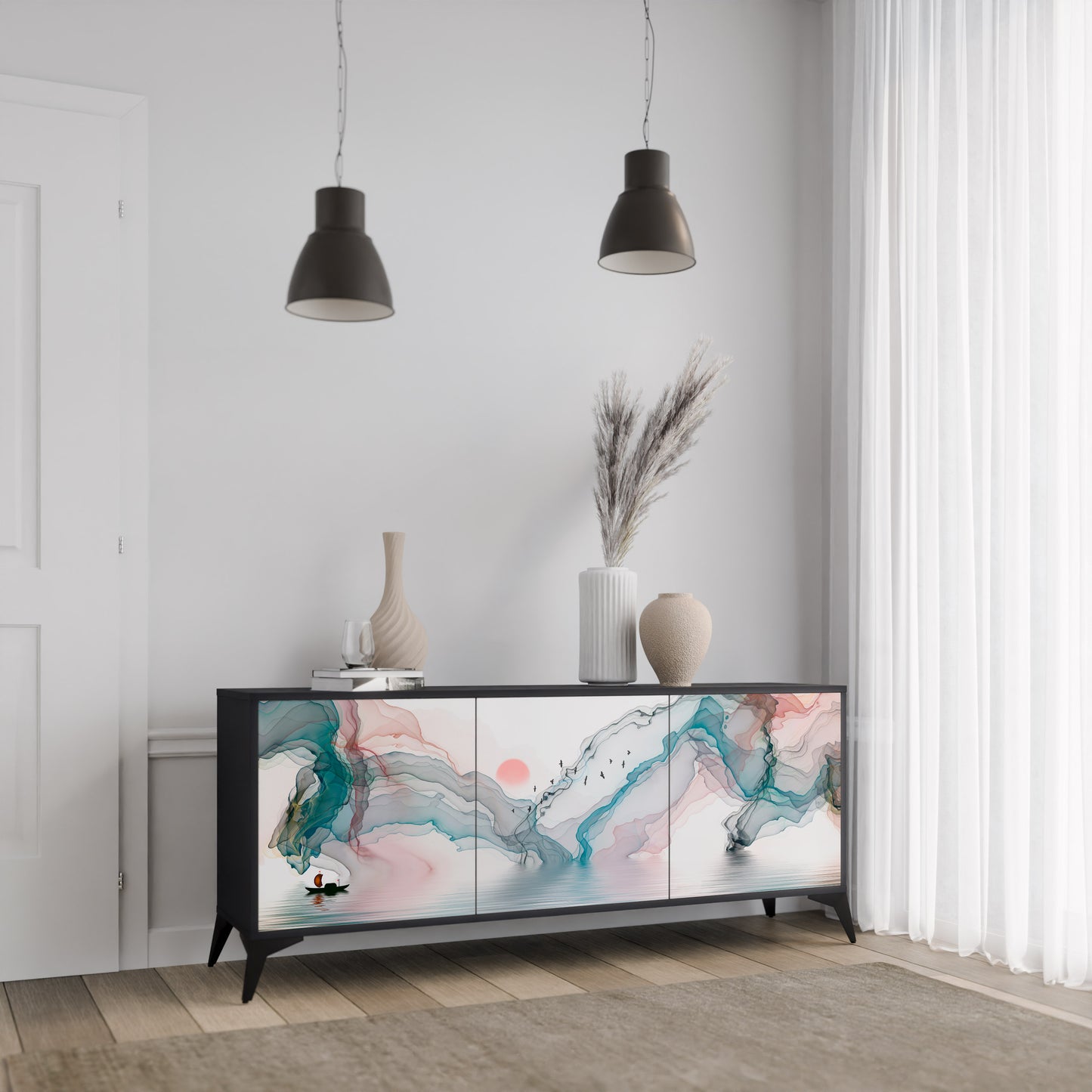 VELVET CROSSING 3-türiges Sideboard