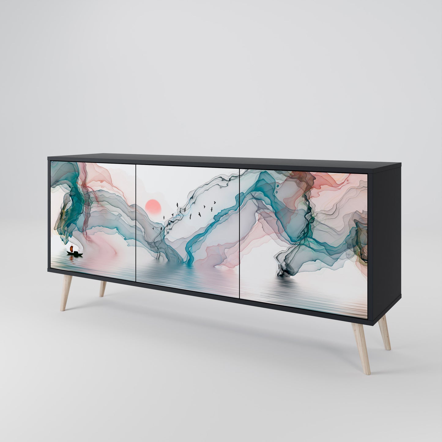 VELVET CROSSING 3-türiges Sideboard