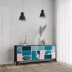 COMBINATION OF SHAPES 3-Door Sideboard in Black Finish