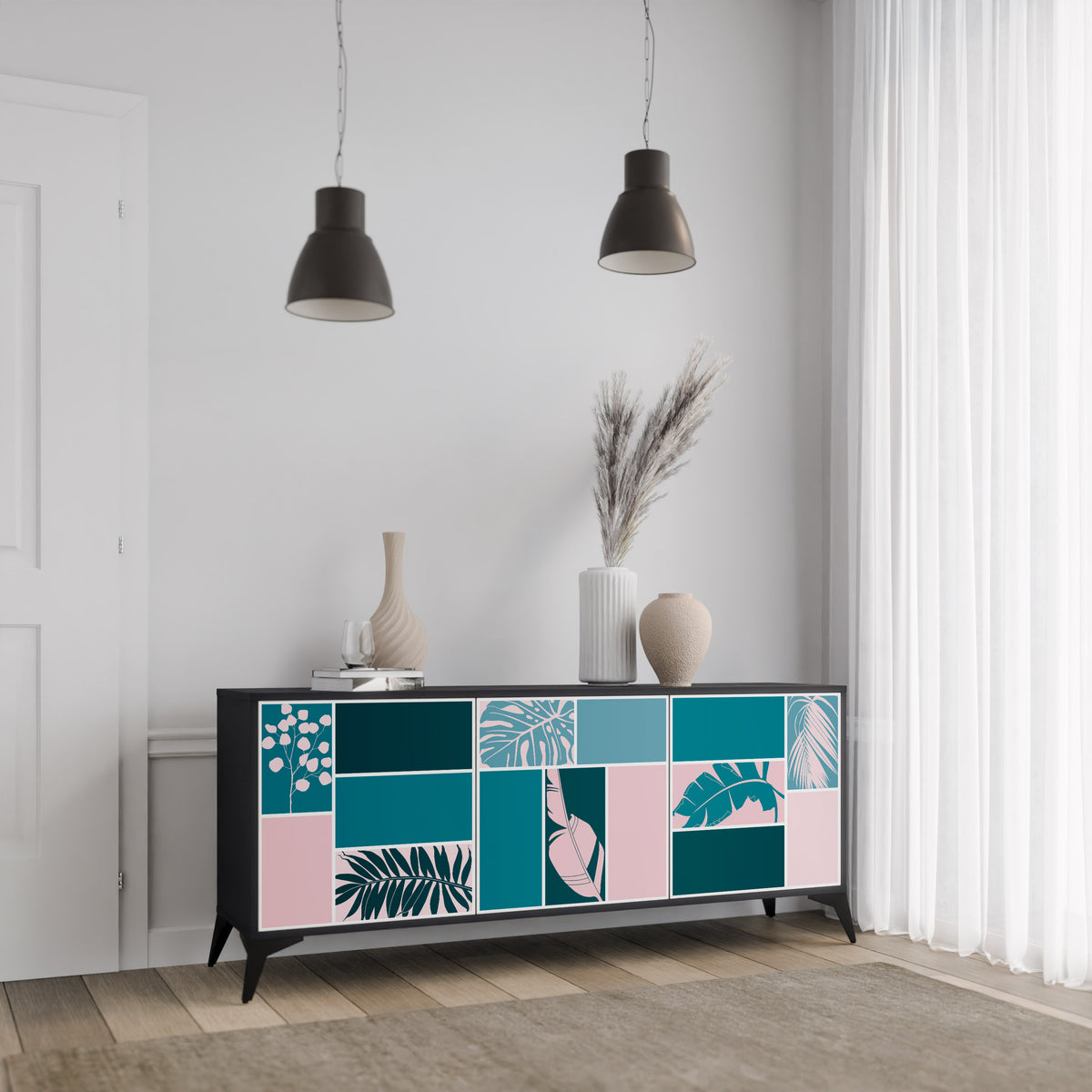 COMBINATION OF SHAPES 3-türiges Sideboard