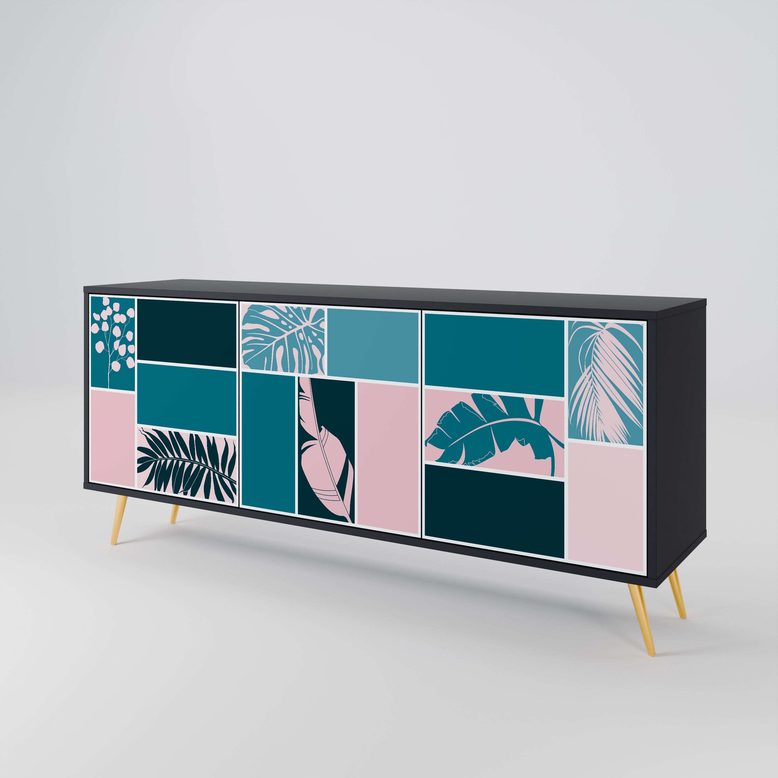 COMBINATION OF SHAPES 3-Door Sideboard