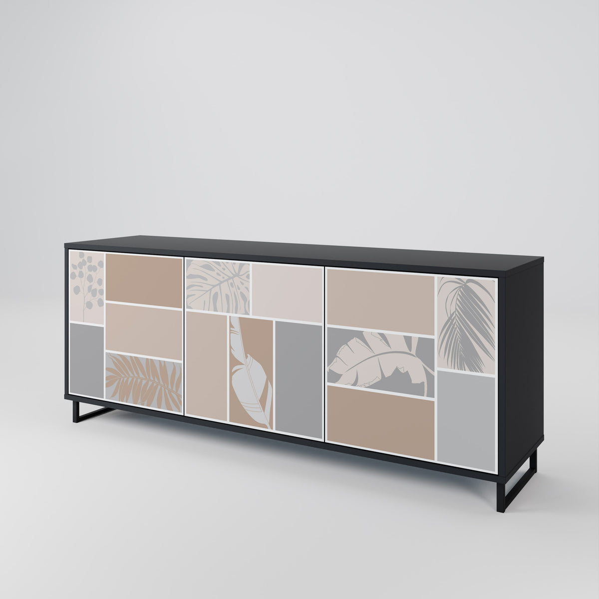 TROPICAL SHAPES 3-türiges Sideboard
