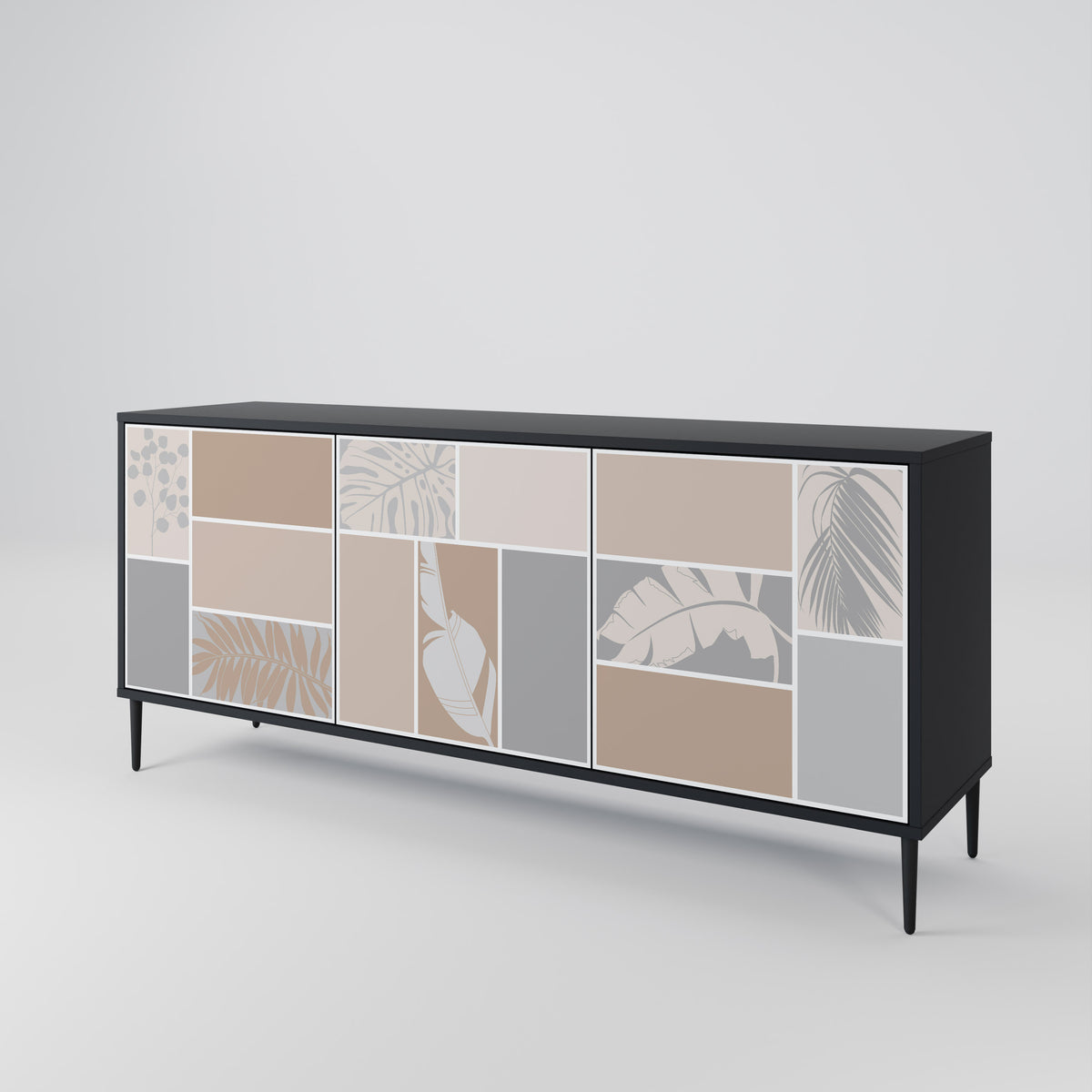 TROPICAL SHAPES 3-türiges Sideboard
