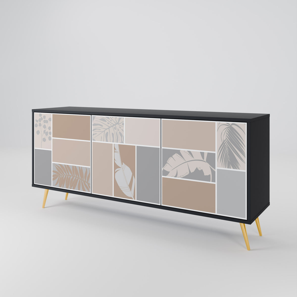 TROPICAL SHAPES 3-türiges Sideboard