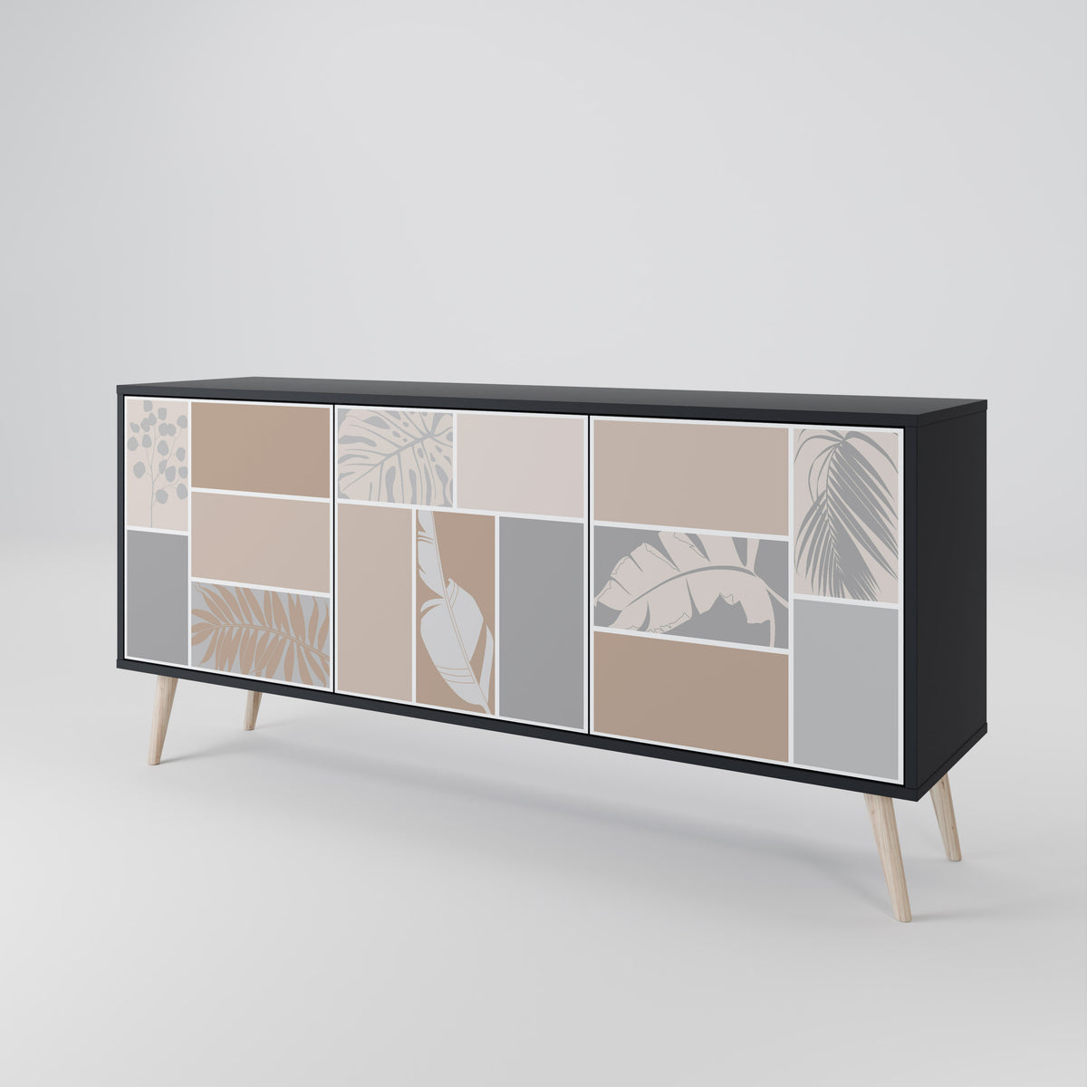 TROPICAL SHAPES 3-türiges Sideboard