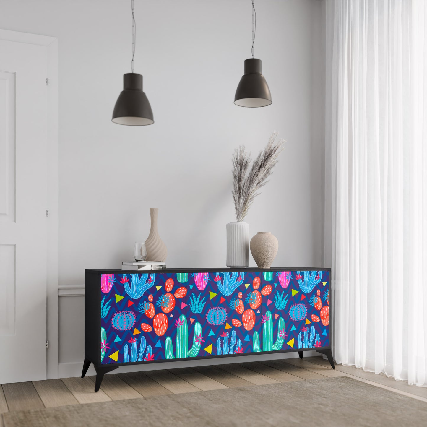 CACTUS VIBES 3-türiges Sideboard