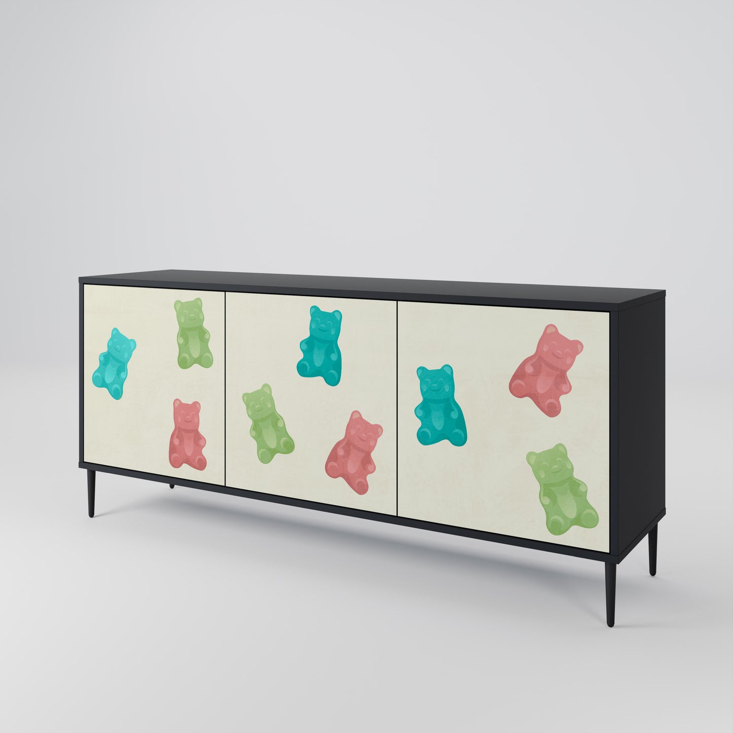 GUMMY BEARS 3-türiges Sideboard