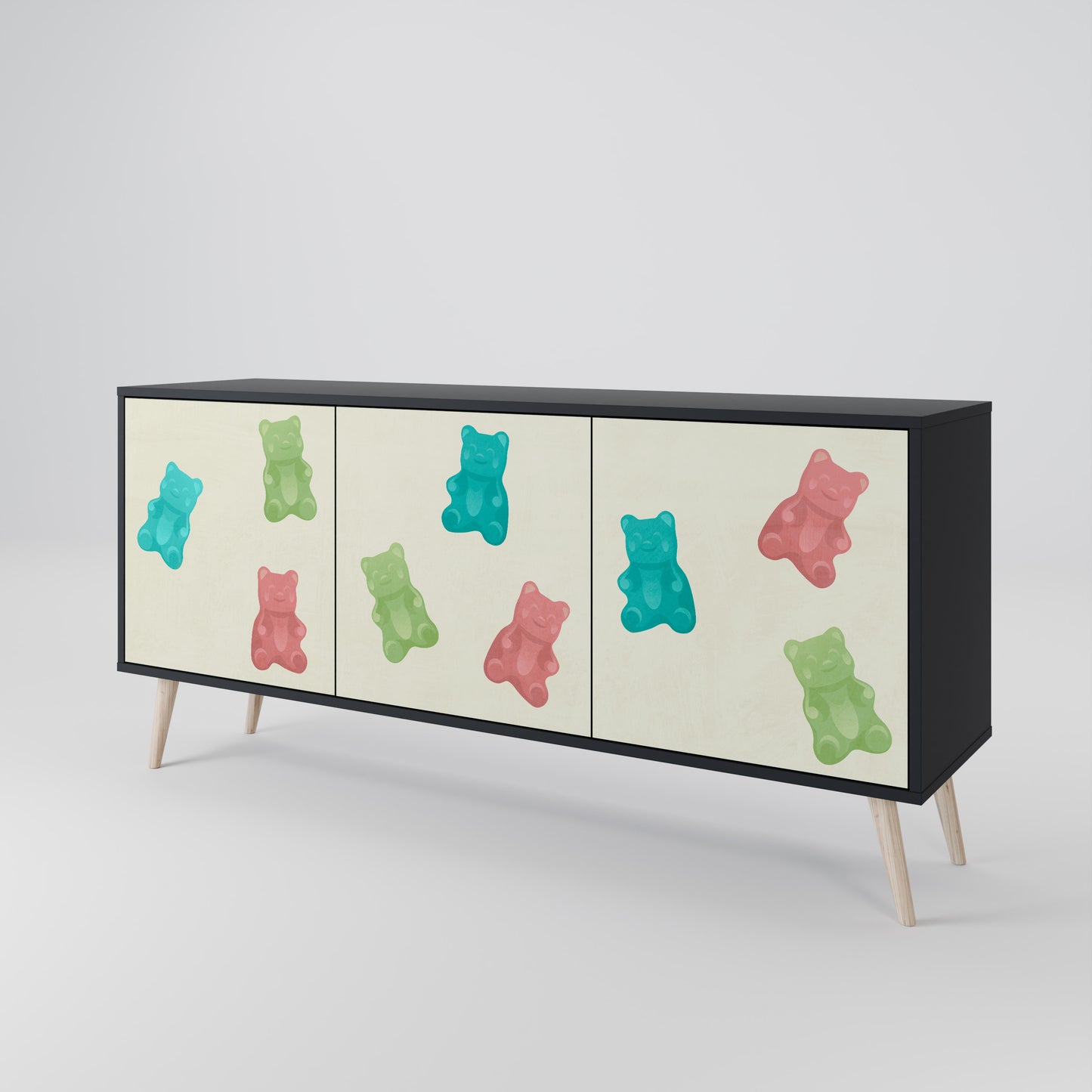 GUMMY BEARS 3-türiges Sideboard