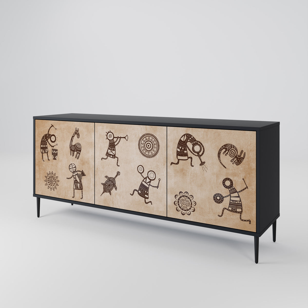 AFRICAN STYLE 3-türiges Sideboard