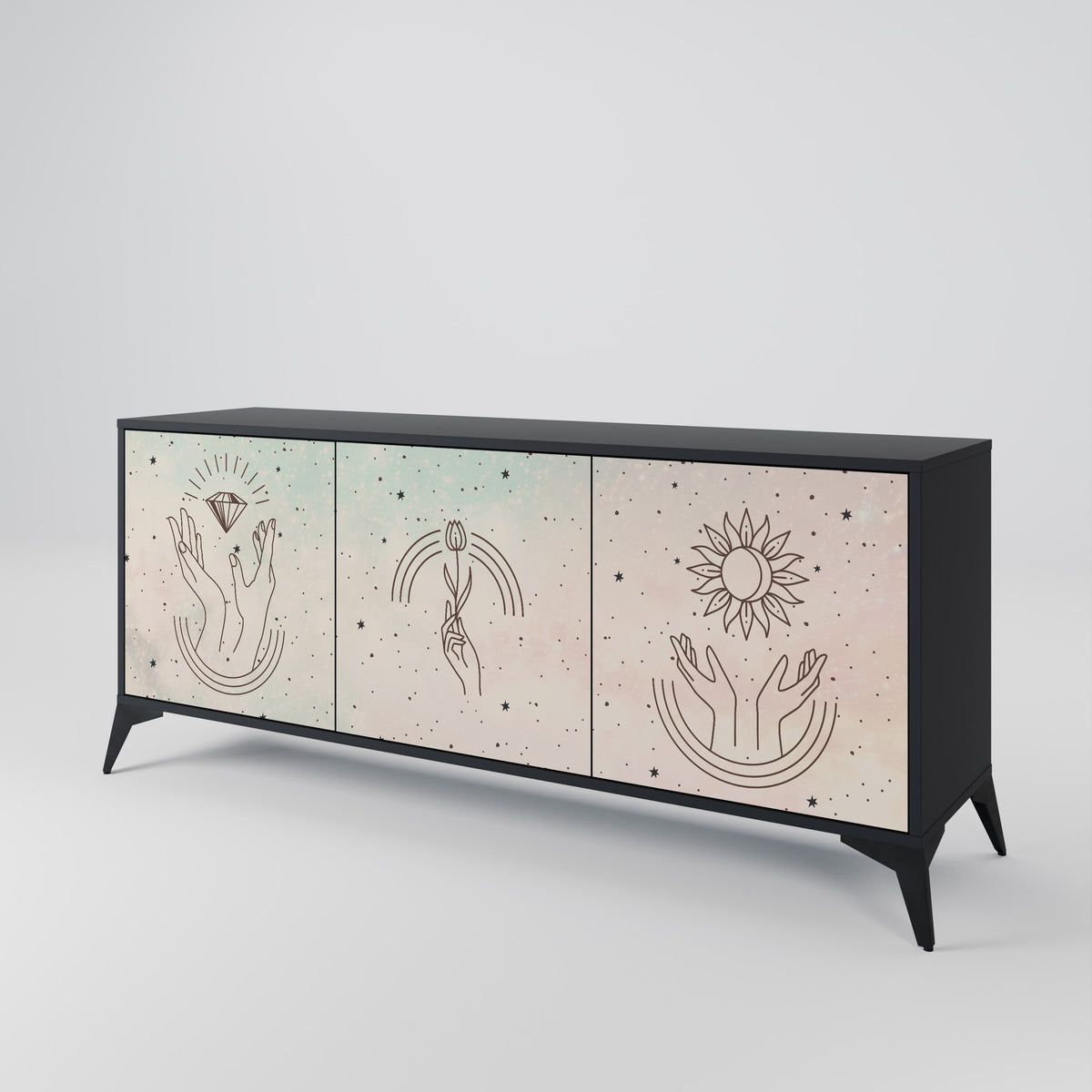 DELICATE BEAUTY 3-türiges Sideboard
