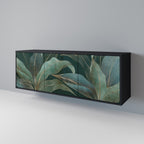 ROYAL GREEN 3-Door Sideboard in Black Finish