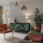 ROYAL GREEN 3-Door Sideboard in Black Finish