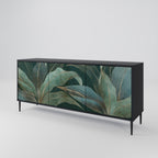 ROYAL GREEN 3-Door Sideboard in Black Finish