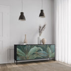 ROYAL GREEN 3-Door Sideboard in Black Finish