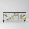ELEGANT BOTANICS 3-Door Sideboard in Black Finish
