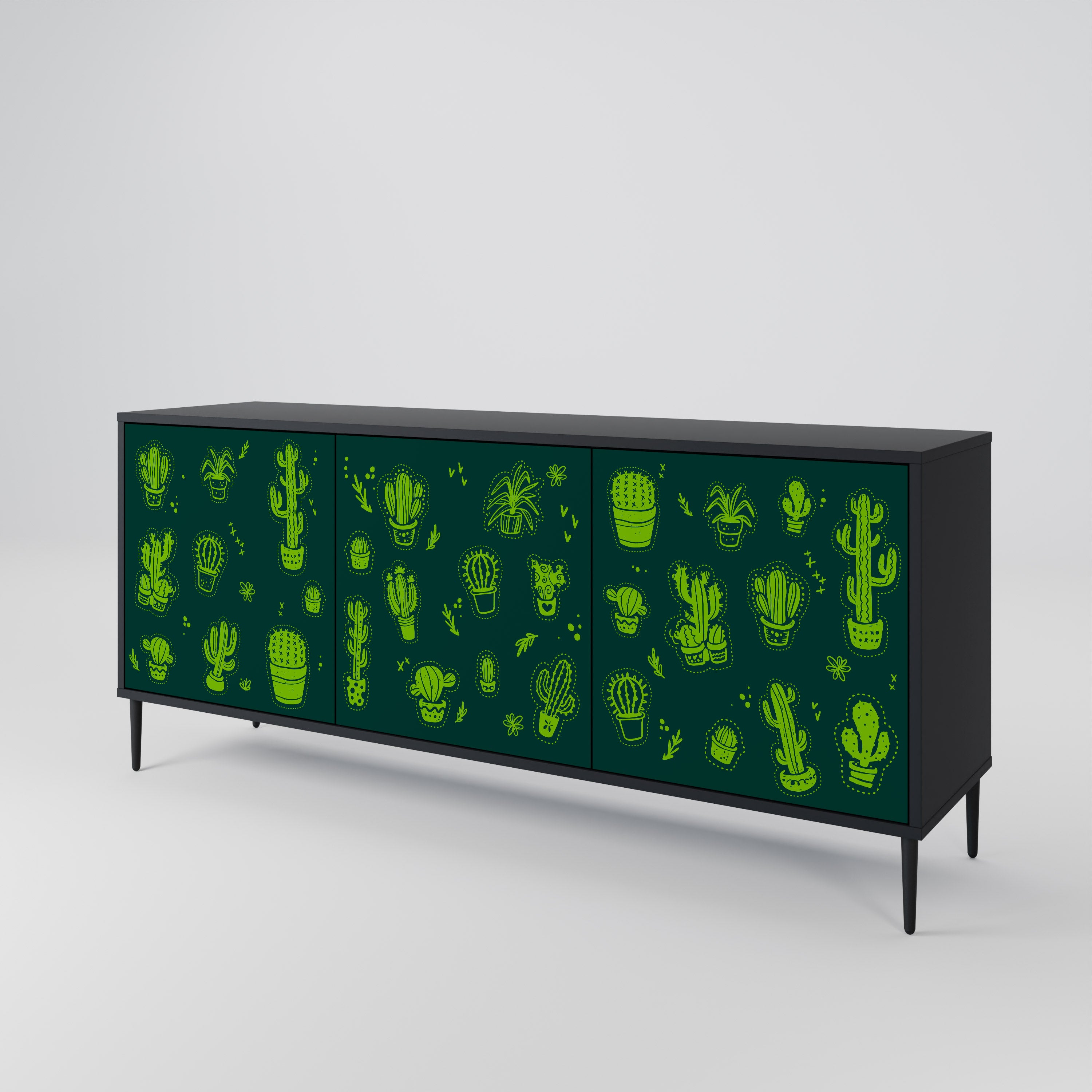 DESERT GREEN 3-Door Sideboard