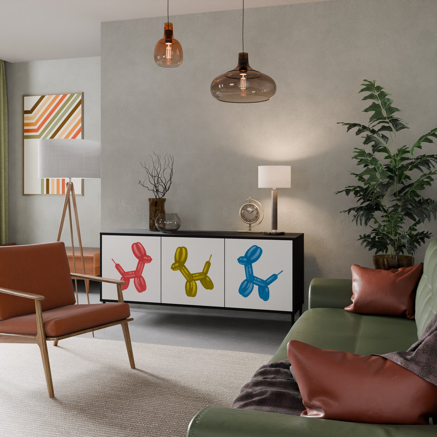 CHILDHOOD MEMORY 3-türiges Sideboard