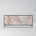 AUTUMN FRAGILITY 3-Door Sideboard in Black Finish