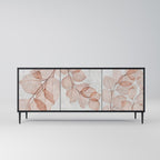 AUTUMN FRAGILITY 3-Door Sideboard in Black Finish