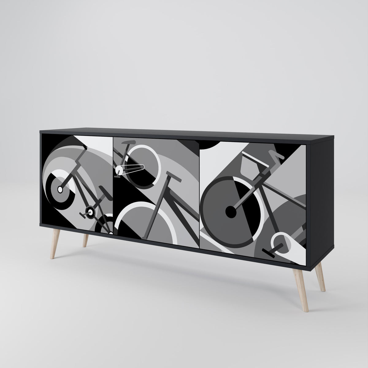 BIKE ENERGY 3-türiges Sideboard