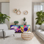 BIKE DREAMS 3-Door Sideboard in Black Finish