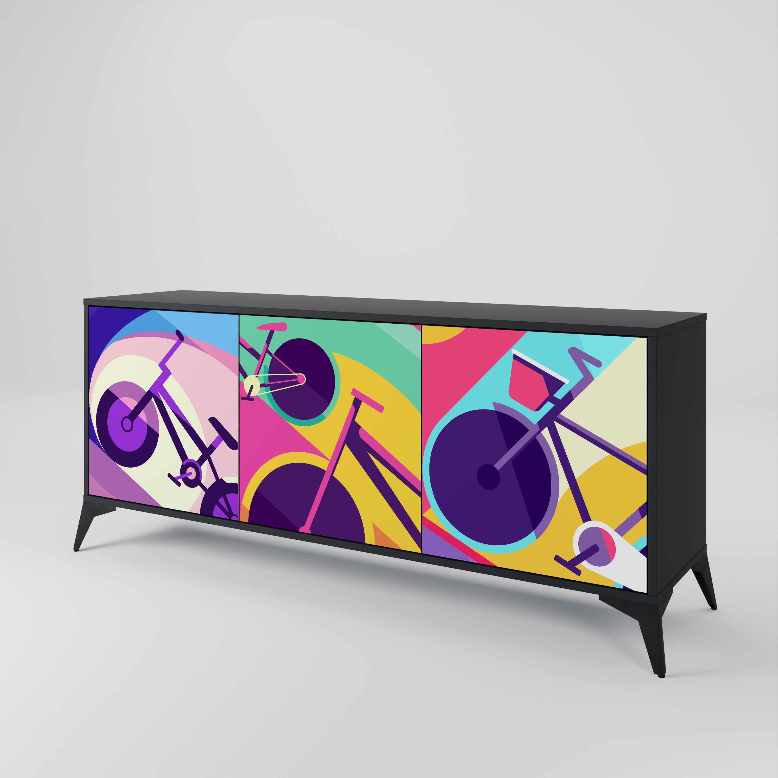 BIKE DREAMS 3-Door Sideboard