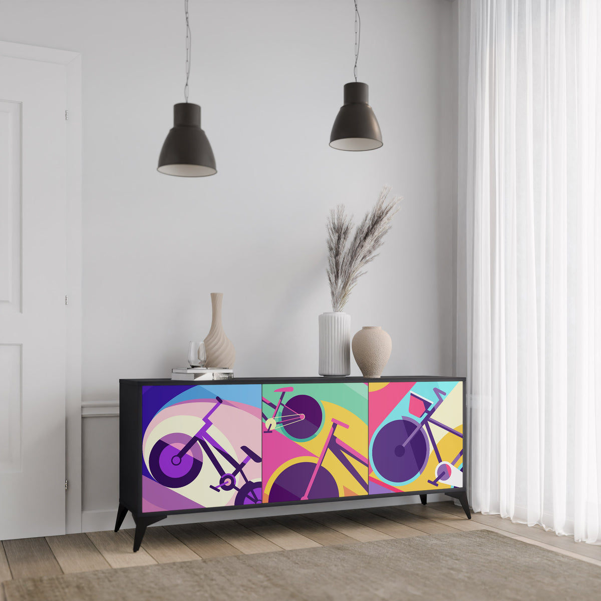 BIKE DREAMS 3-türiges Sideboard