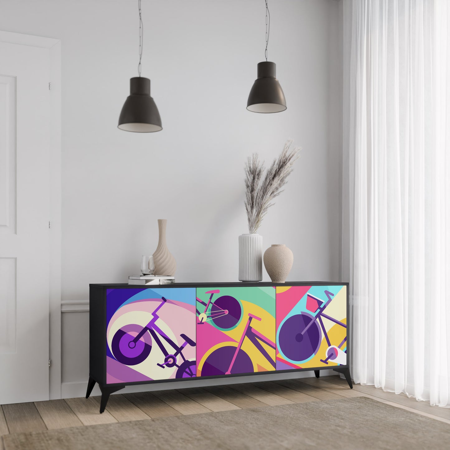 BIKE DREAMS 3-türiges Sideboard