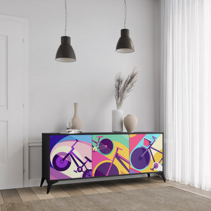BIKE DREAMS 3-türiges Sideboard