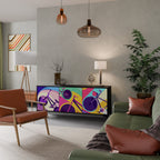 BIKE DREAMS 3-Door Sideboard in Black Finish