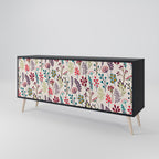 AUTUMN SUNDRIES 3-Door Sideboard in Black Finish