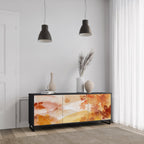 TRACES OF AUTUMN 3-Door Sideboard in Black Finish