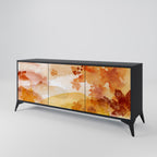 TRACES OF AUTUMN 3-Door Sideboard in Black Finish