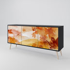 TRACES OF AUTUMN 3-Door Sideboard in Black Finish