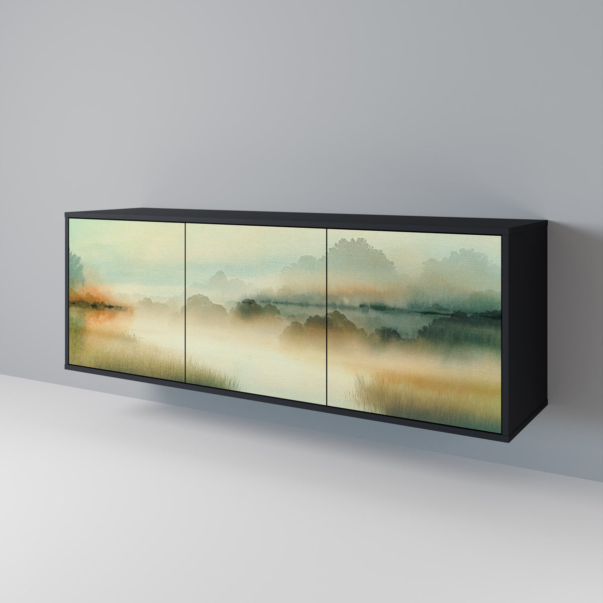 MORNING BY THE LAKE 3-türiges Sideboard