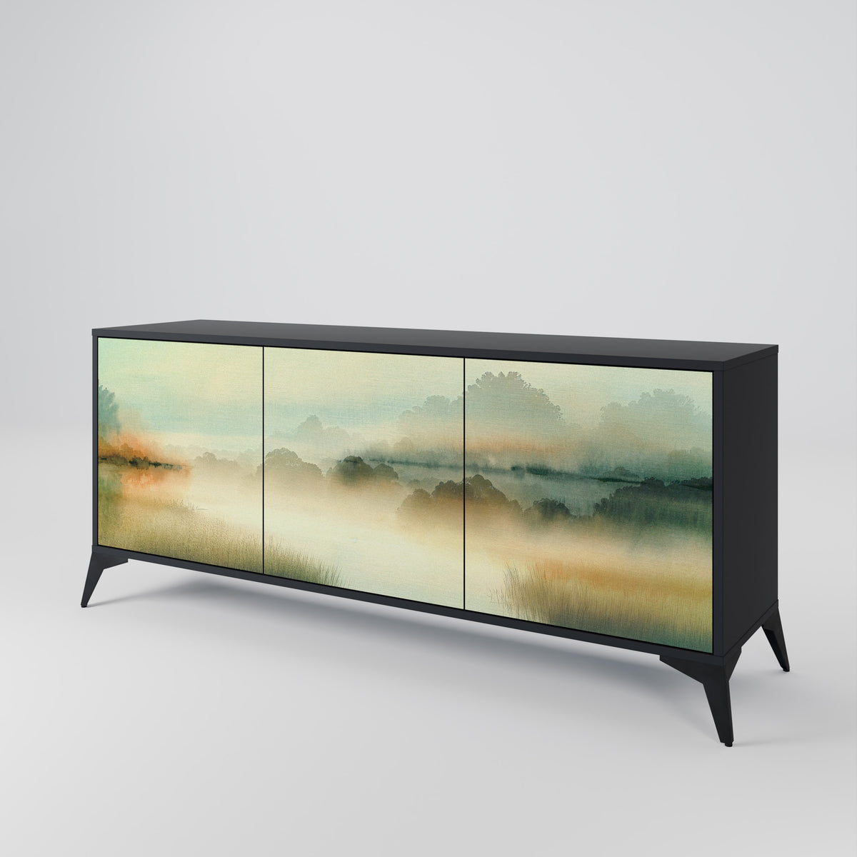 MORNING BY THE LAKE 3-türiges Sideboard