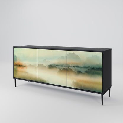 MORNING BY THE LAKE 3-türiges Sideboard