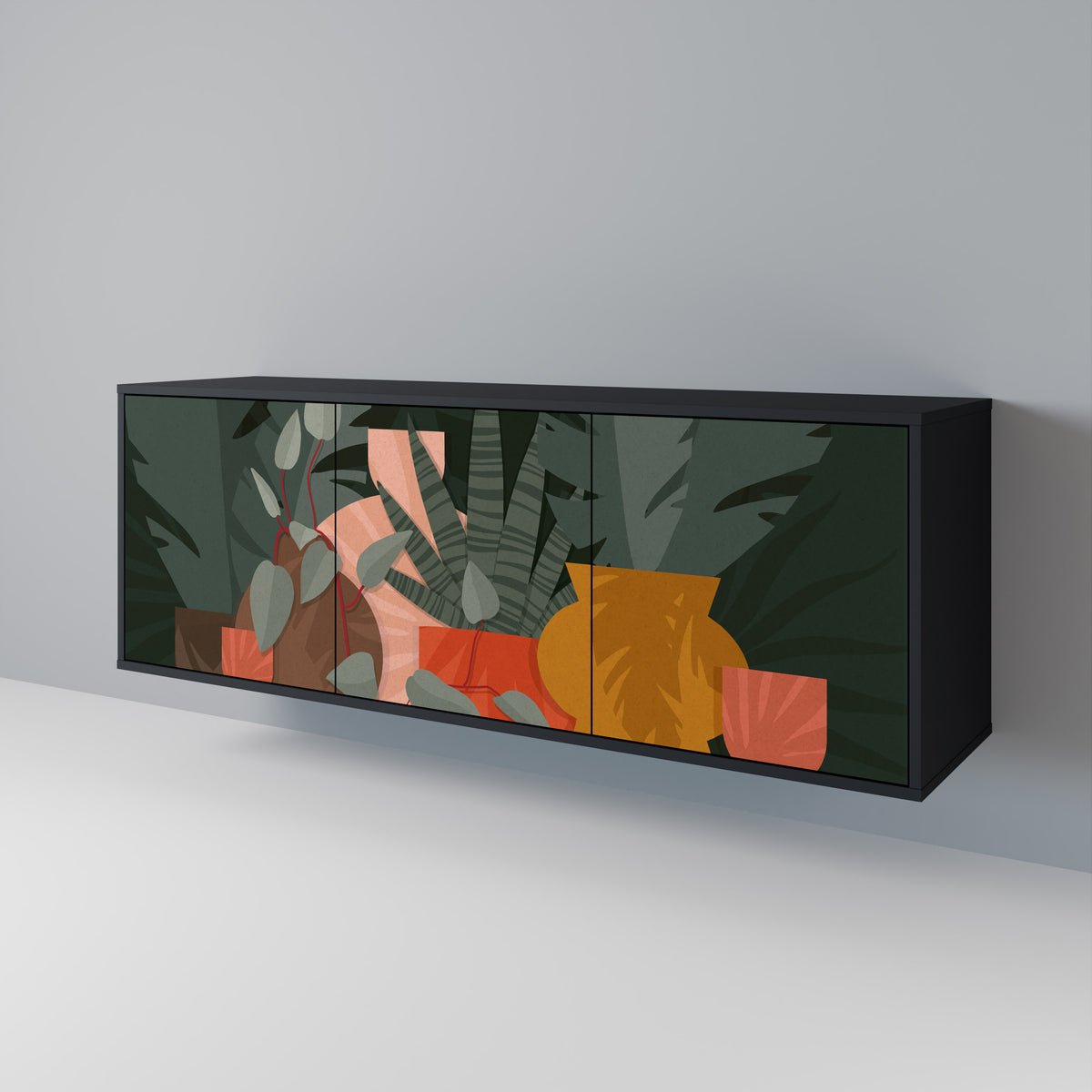 TROPICAL COMPOSITION 3-türiges Sideboard