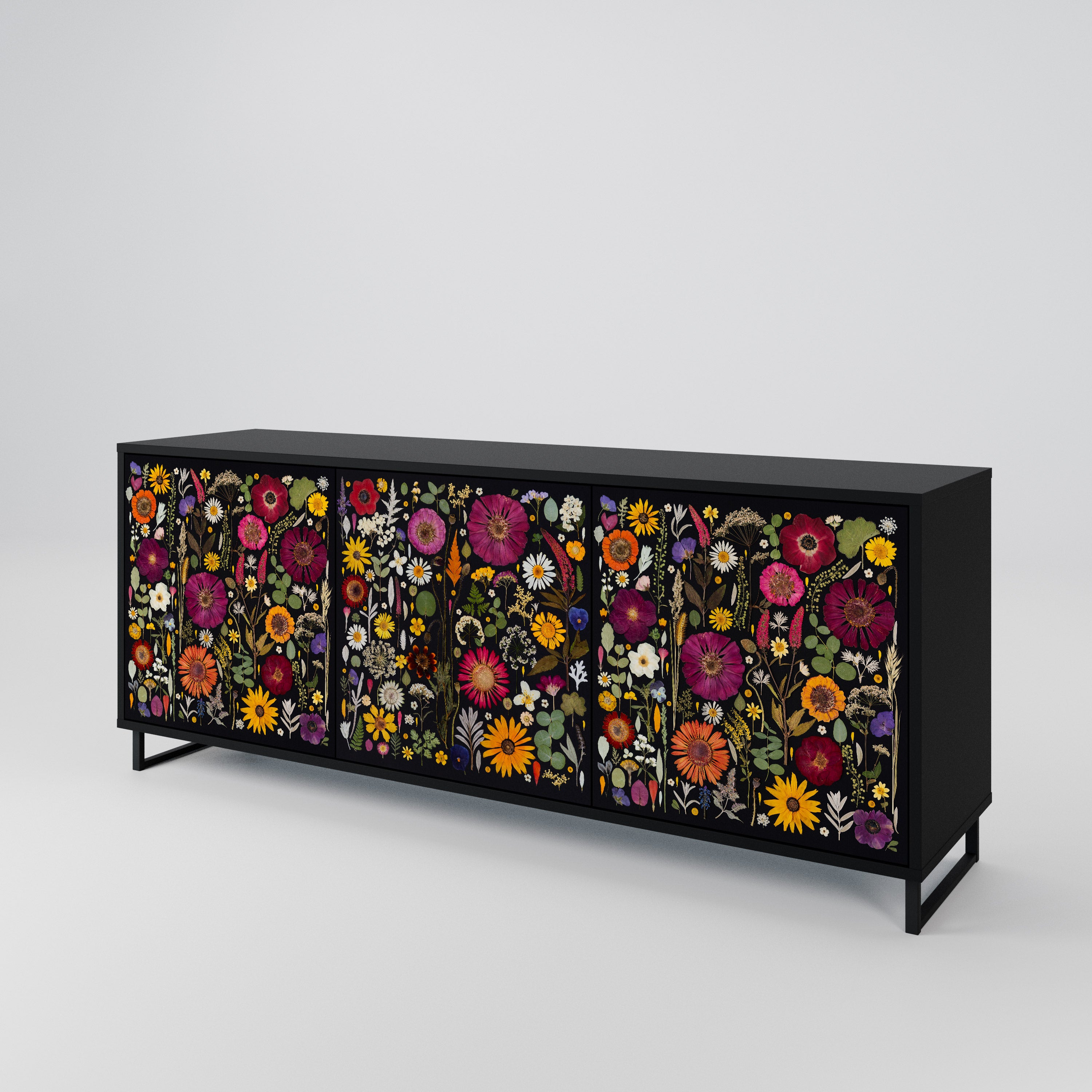 MIDNIGHT GARDEN 3-Door Sideboard