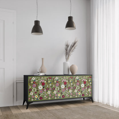 WILD GARDEN 3-türiges Sideboard
