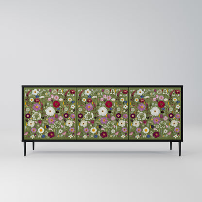 WILD GARDEN 3-türiges Sideboard