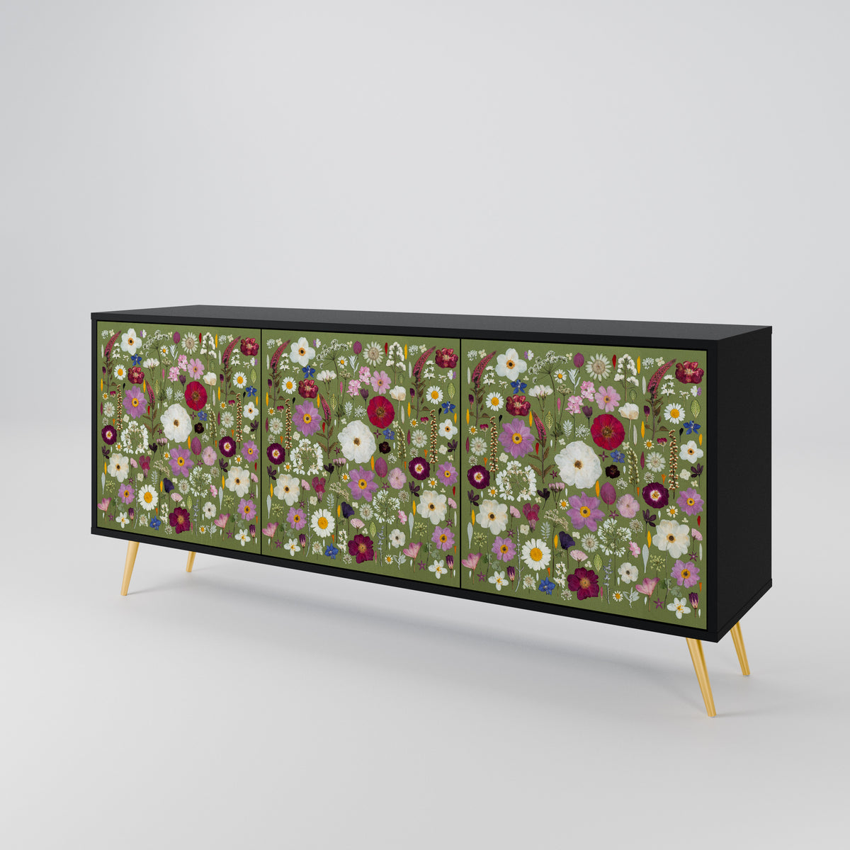 WILD GARDEN 3-türiges Sideboard