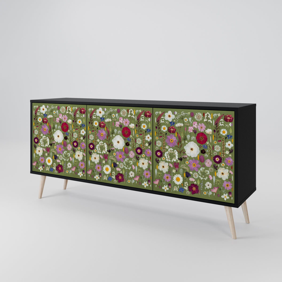 WILD GARDEN 3-türiges Sideboard
